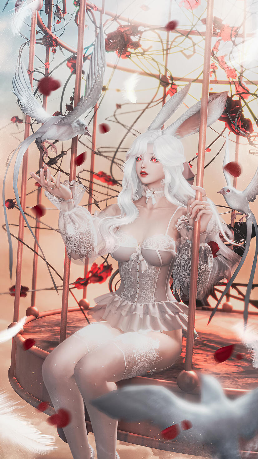 ── CAGED ── What good am I without wings to fly?